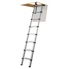 Youngman Telescopic Aluminium Loft Attic Hatch Access Ladder
