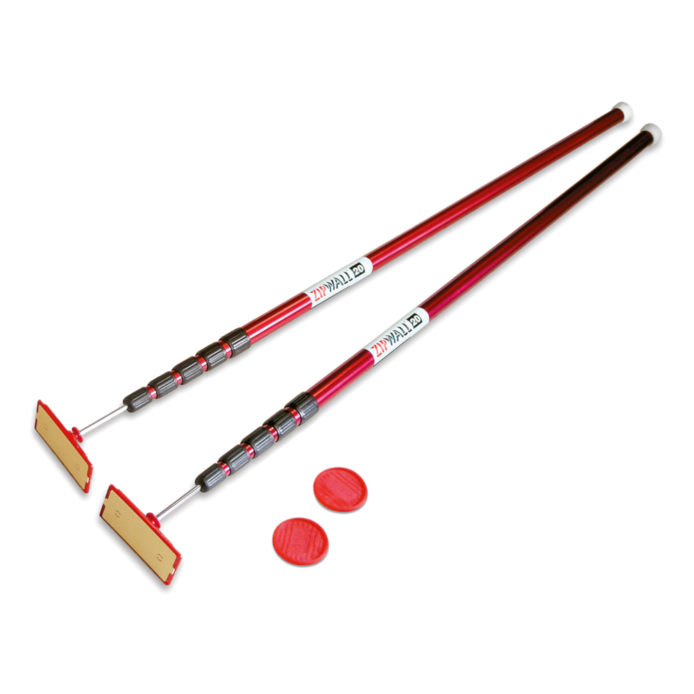 Zipwall KT20 Spring Loaded Telescopic Pole 2 Pack for Zip Wall Dust Barrier System