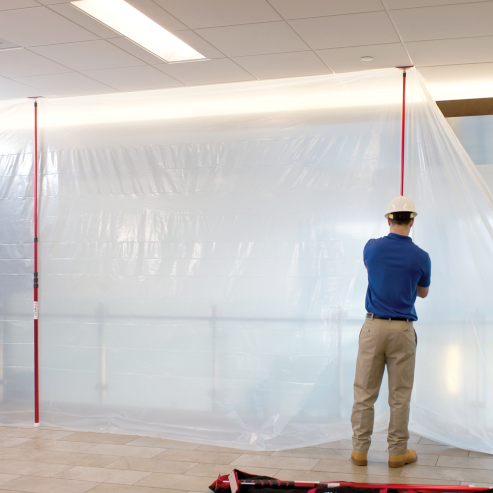 Zipwall KT20 Spring Loaded Telescopic Pole 2 Pack for Zip Wall Dust Barrier System