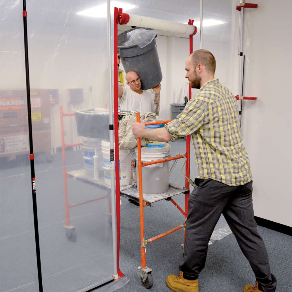 Zipwall SDPK SidePack Wall Mount Seal & Clamp Kit for Dust Barrier Guard