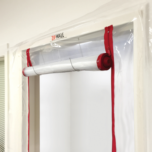 Zipwall ZDC ZipDoor Flame Retardant Commerical Door Kit Zip Wall Dust Barrier System