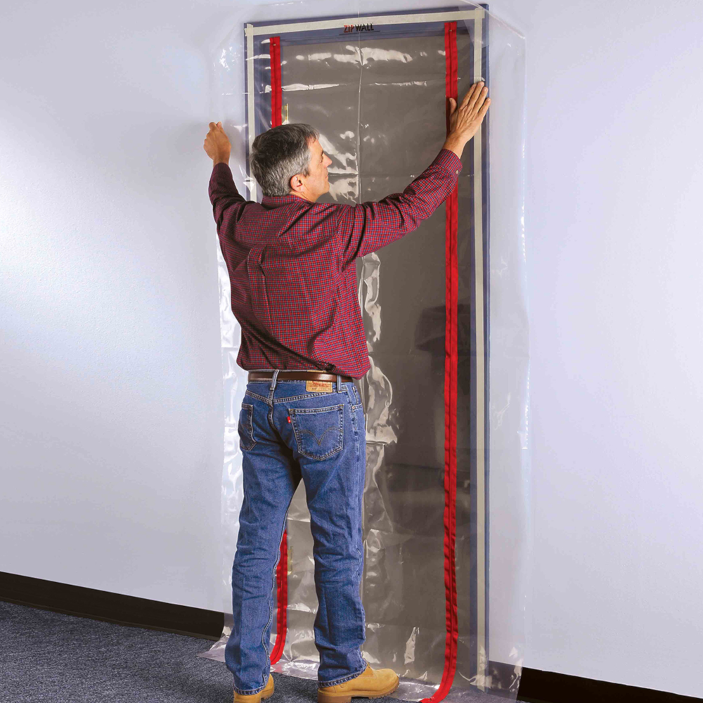 Zipwall ZDS ZipDoor Standard Door Kit Zip Wall Dust Barrier System