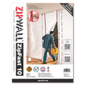 Zipwall ZF10 ZipFast 10'x12' Reusable Dust Barrier Panel Sheet for Zip Wall Dust Barrier System