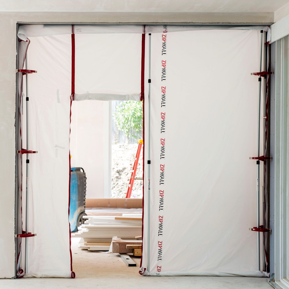 Zipwall ZF10 ZipFast 10'x12' Reusable Dust Barrier Panel Sheet for Zip Wall Dust Barrier System