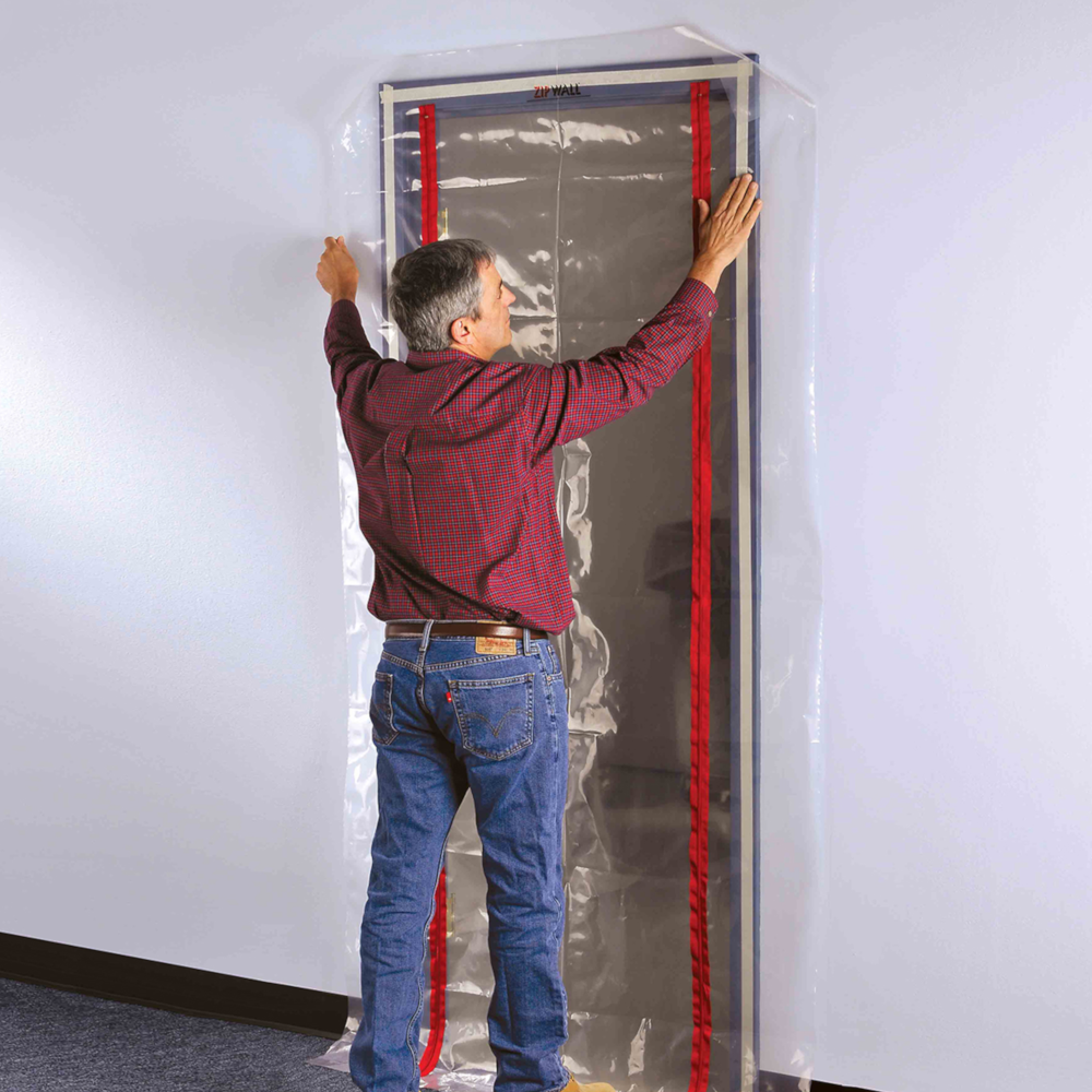 Zipwall ZWTK Zip Wall Door Dust Barrier Guard Protection Complete Tool Kit