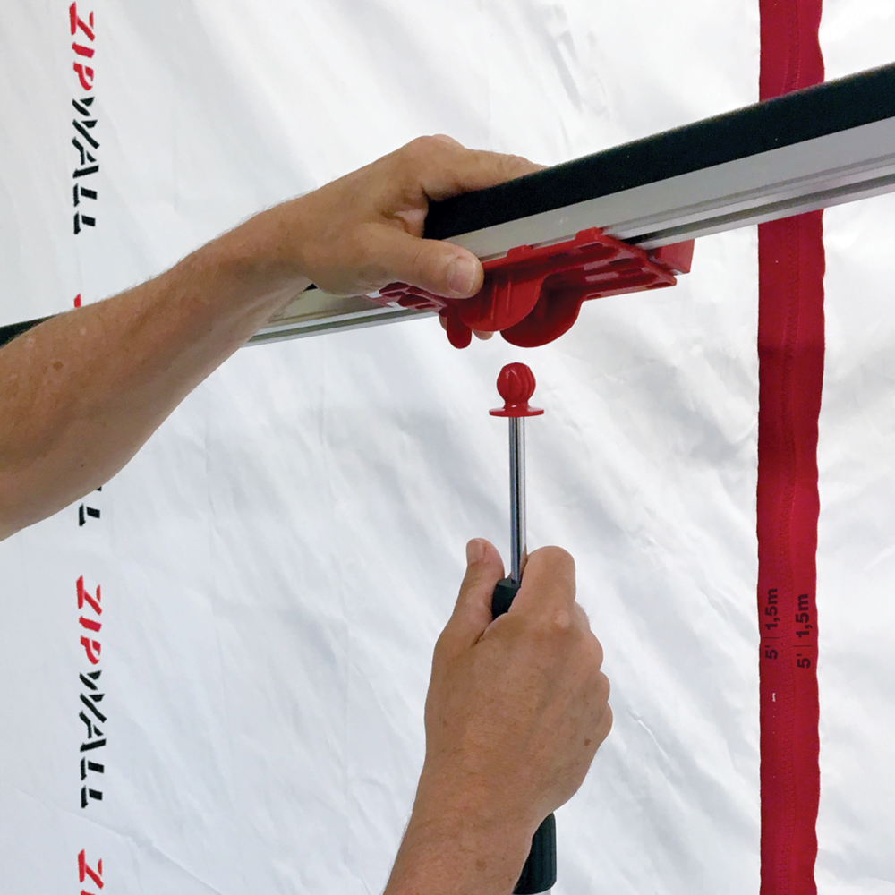 Zipwall ZWTK Zip Wall Door Dust Barrier Guard Protection Complete Tool Kit