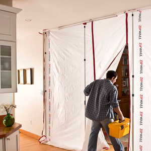 Zipwall ZWTK Zip Wall Door Dust Barrier Guard Protection Complete Tool Kit