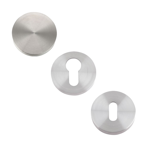 Zoo Stainless Steel Escutcheon 52mm - Satin Stainless Steel