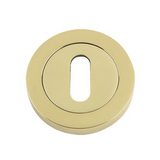 Zoo Premium Escutcheon 50mm - Polished Brass