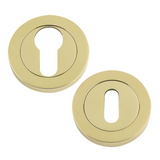 Zoo DAT Premium Escutcheon Key Hole Door Cover - Polished Brass