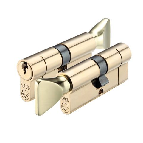 Zoo Vier 5-Pin Euro Profile Cylinder & Turn 80mm