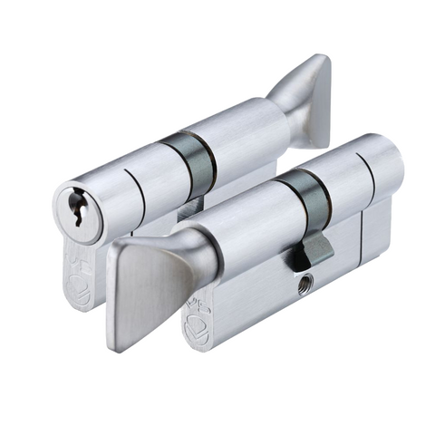 Zoo Vier 5-Pin Euro Profile Cylinder & Turn 80mm