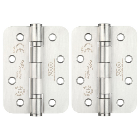 Zoo Grade 13 Ball Bearing Hinges 4" - Radius