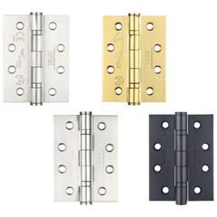 Zoo Hardware ZHSS243 Grade 13 Stainless Steel Fire Rated Ball Bearing Door Hinges 4 Inch 102mm